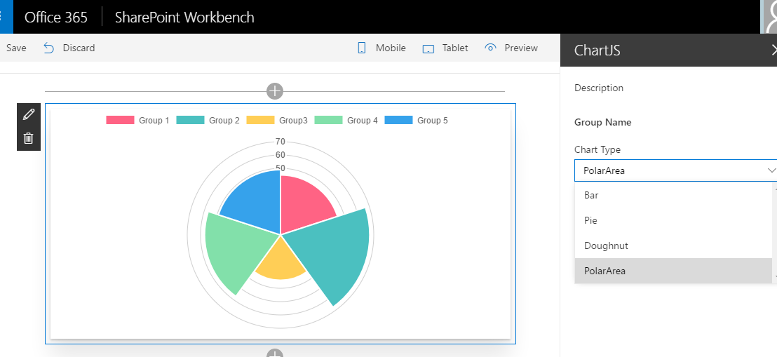 Building SPFx Client-Side Web Parts using&nbsp;Chart.js